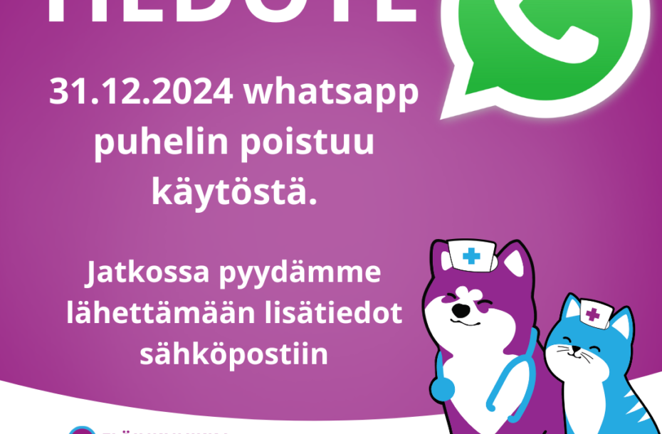 Whatsapp puhelin poistuu